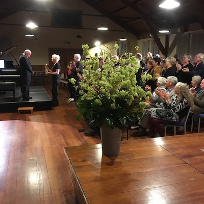 Michael Houstoun received a standing ovation