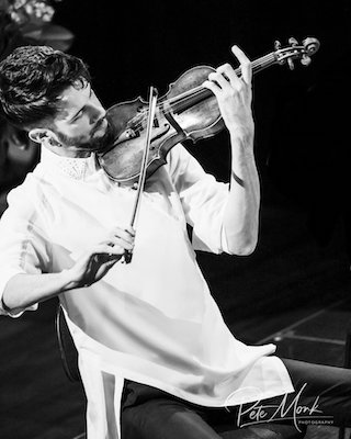 Harry Bennetts playing the violin