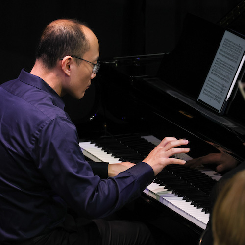 Jian Liu playing our Schimmel piano at the 2025 Festival