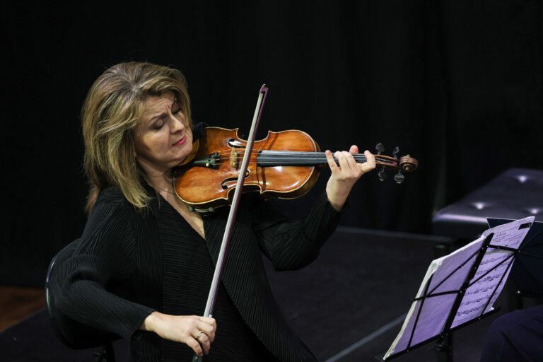 Violinist, Natalia Lomeiko Photo: Pete Monk