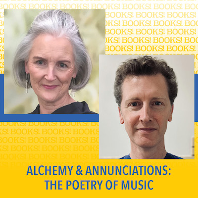Eve de Castro Robinson , composer and Nick Ascroft, poet