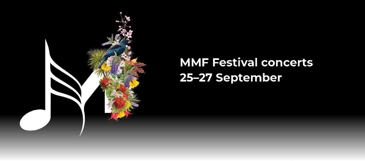 Banner with heading MMF Festival concerts 25-27 September